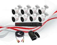 Комплект видеонаблюдения уличный 8 камер 5МР