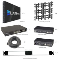 Комплект видеостены Lateos VW3355WSL