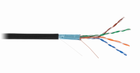 EC-UF004-5E-PE-BK Кабель F/UTP 4 пары, Кат.5е, медный, внешний, PE, черный, 305м